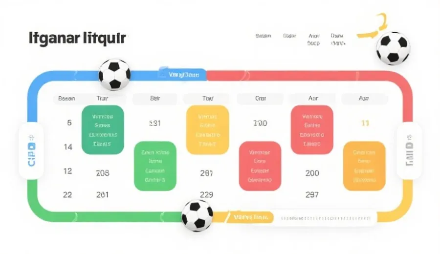 简易赛程表，突出不同分组下晋级概率差异